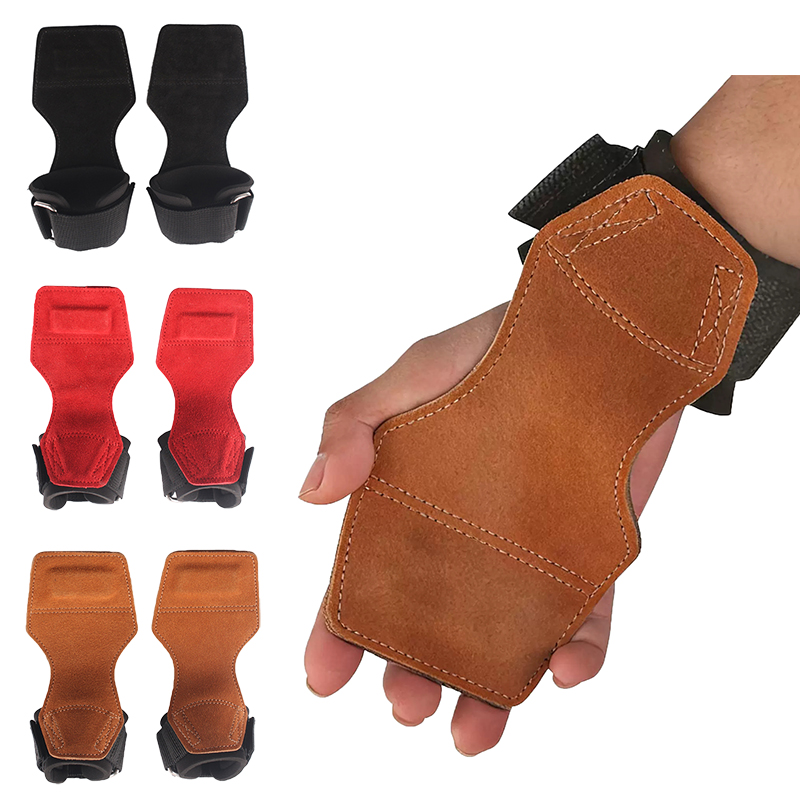 New Crossfit Gear - Dicke Leder-Gewichtheberhandschuhe, Handflächenprotektoren, Rutschfeste Handschuhe, Neue