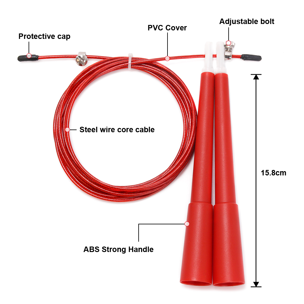 Crossfit No Equipment - Professionelles PVC-Geschwindigkeits-Springseil für Crossfit, Fitnessstudio, Männer