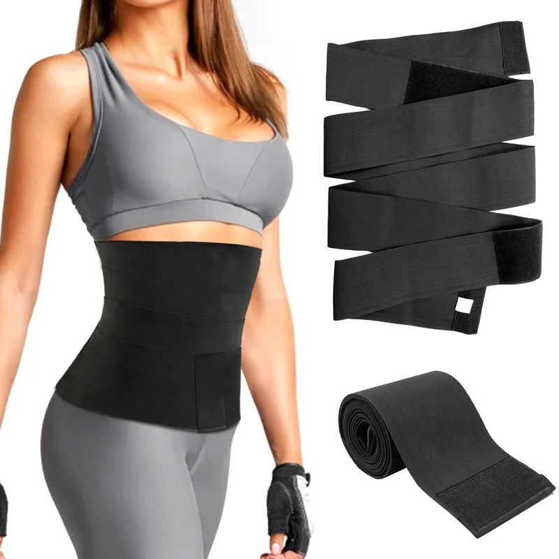 Pull Up Assist Band - 1/2 Stück Wickelbandage Unsichtbarer Taillentrainer für