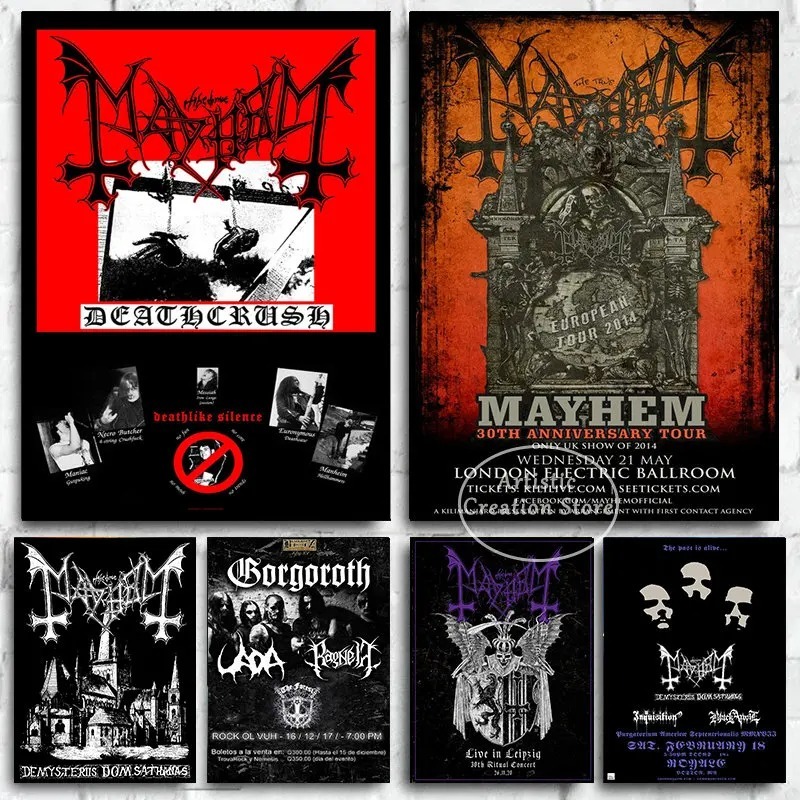 Crossfit Mayhem - Chaos Poster skandi navis chen Metall