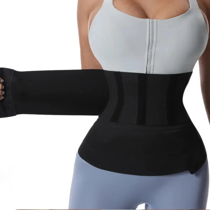 Pull Up Assist Band - 1/2 Stück Bandage-Wickelgürtel Taillentrainer Körperformer Bauchweggürtel