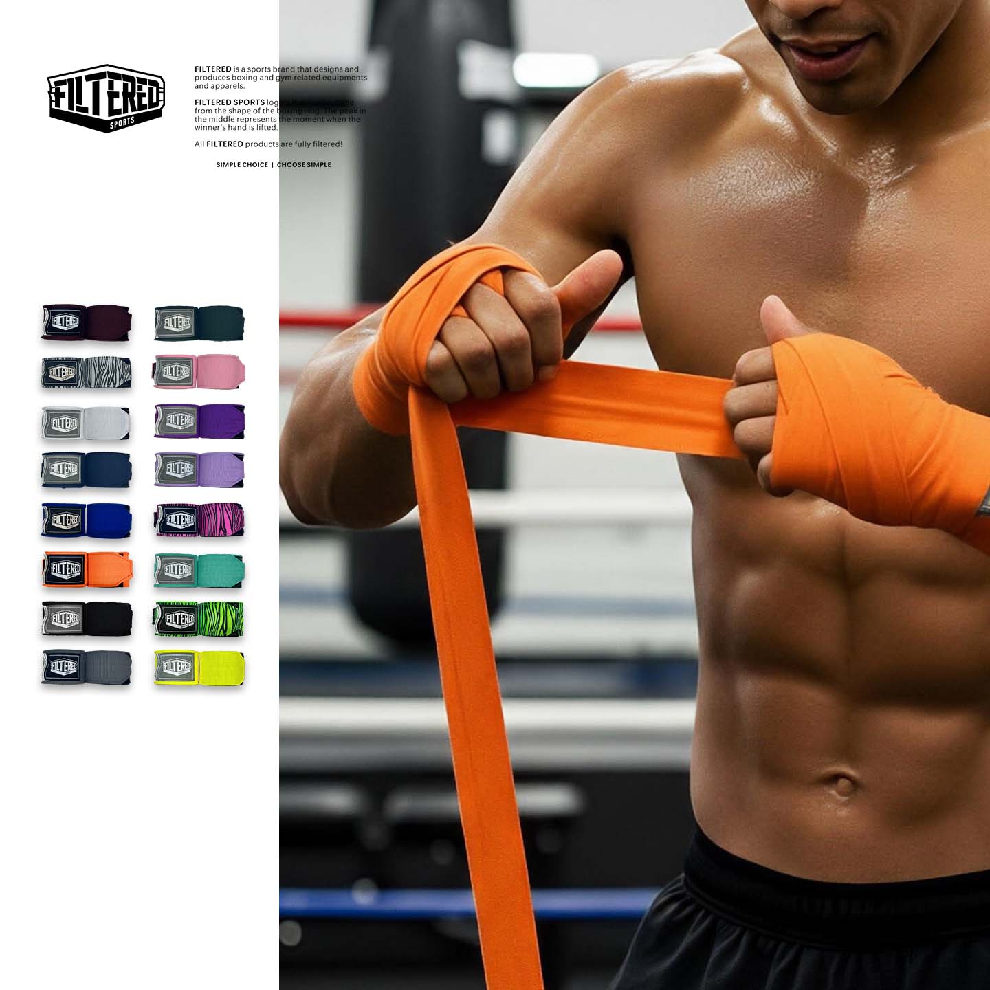 Wrist Wrap Support - 3m & 5m Professionelle Boxbandagen für