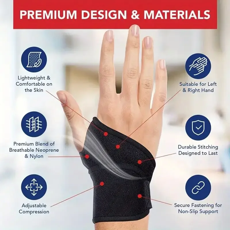 Verstellbare Handgelenkstütze, – Wrist Wrap Support Bewertung und Preis