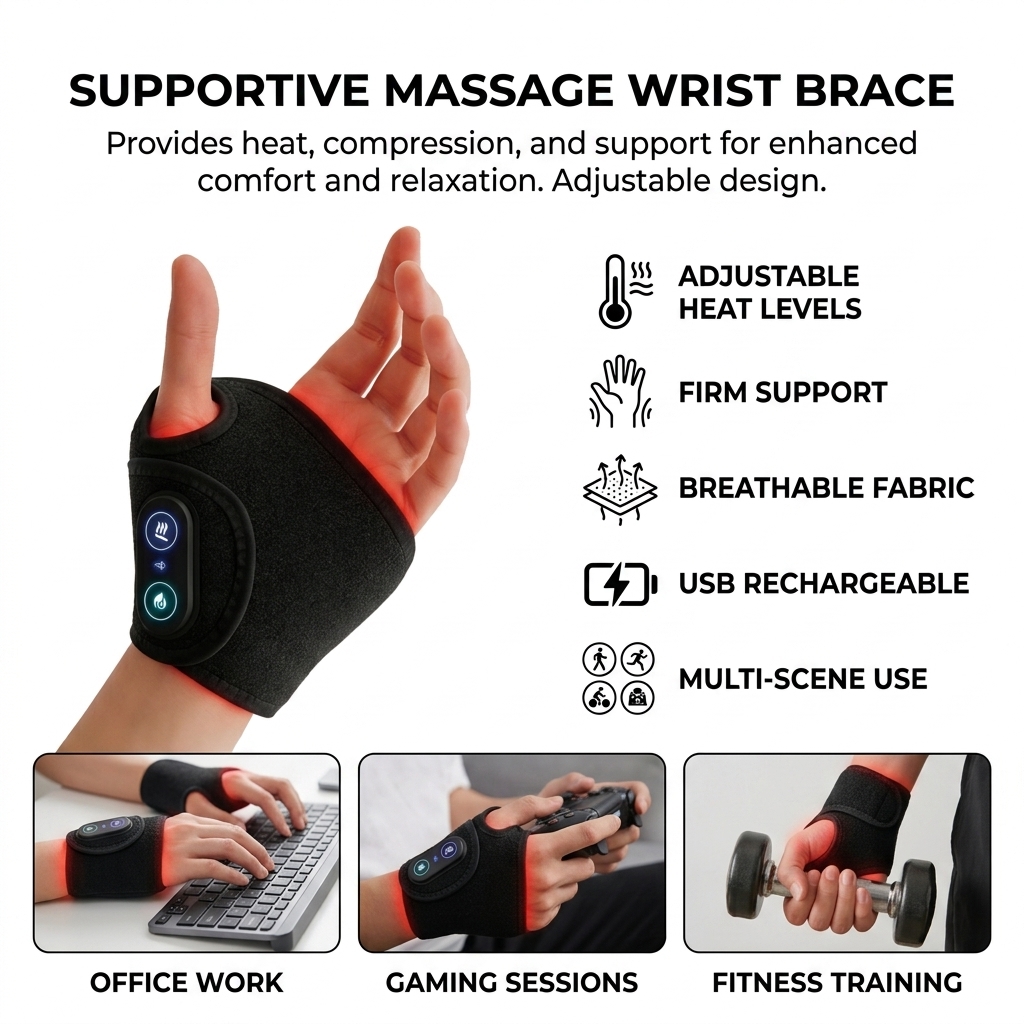 Handgelenkstützen mit beheizte – Wrist Wrap Support Bewertung und Preis