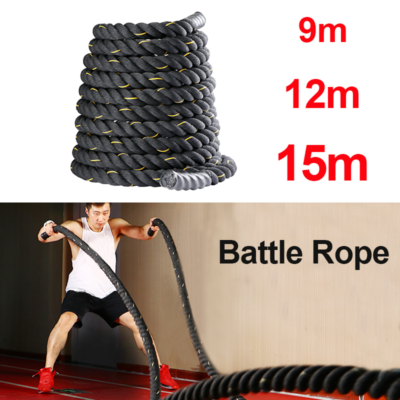 9M/12M/15M Fitness Battle Rope – Crossfit No Equipment Bewertung und Preis